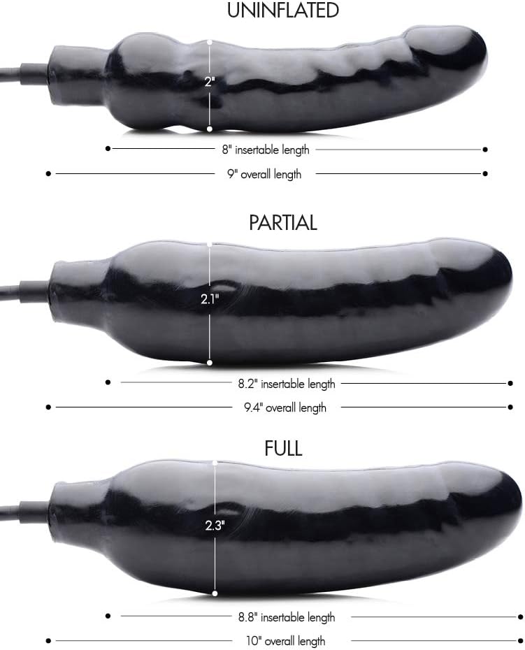 Master Series Primal Inflatable Dildo. 1 Count
