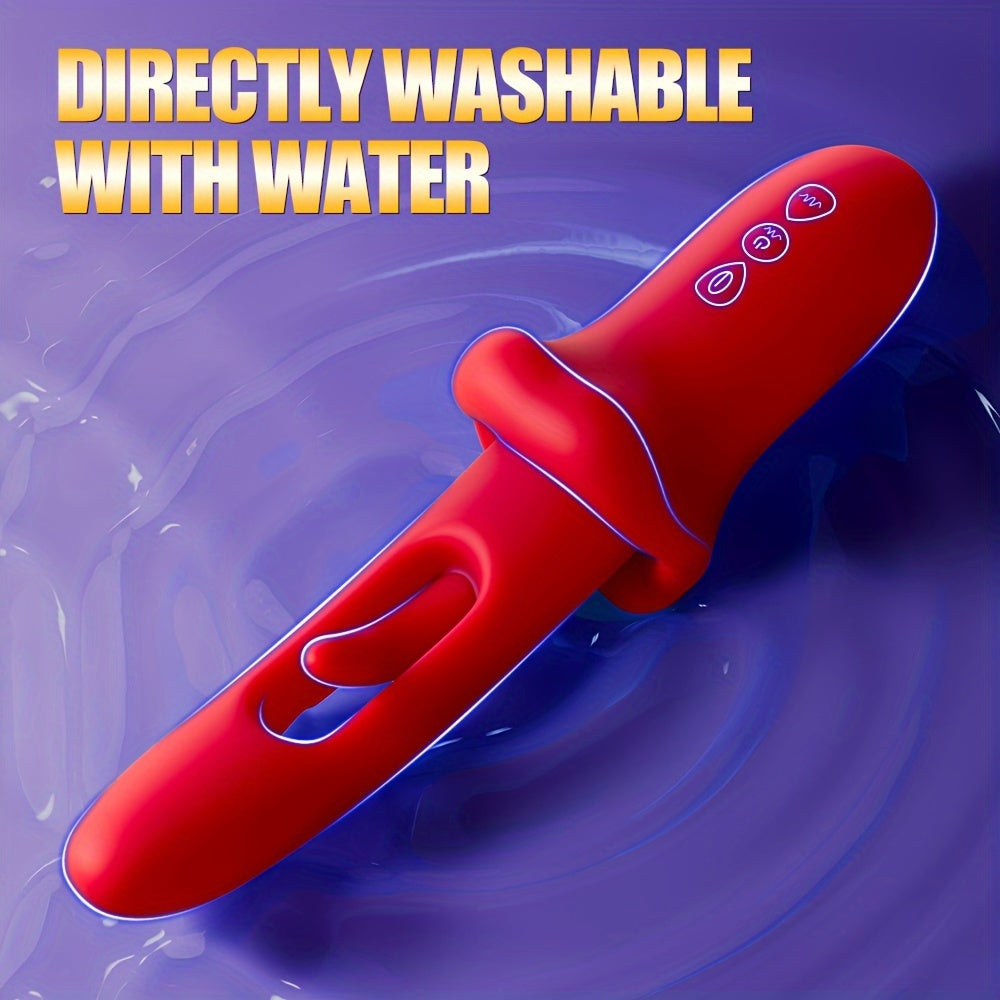Usb-Powered Silicone Rabbit Vibrator - G-Spot & Clitoral Stimulation. Dildo For Women's Pleasure. Perfect For Couples