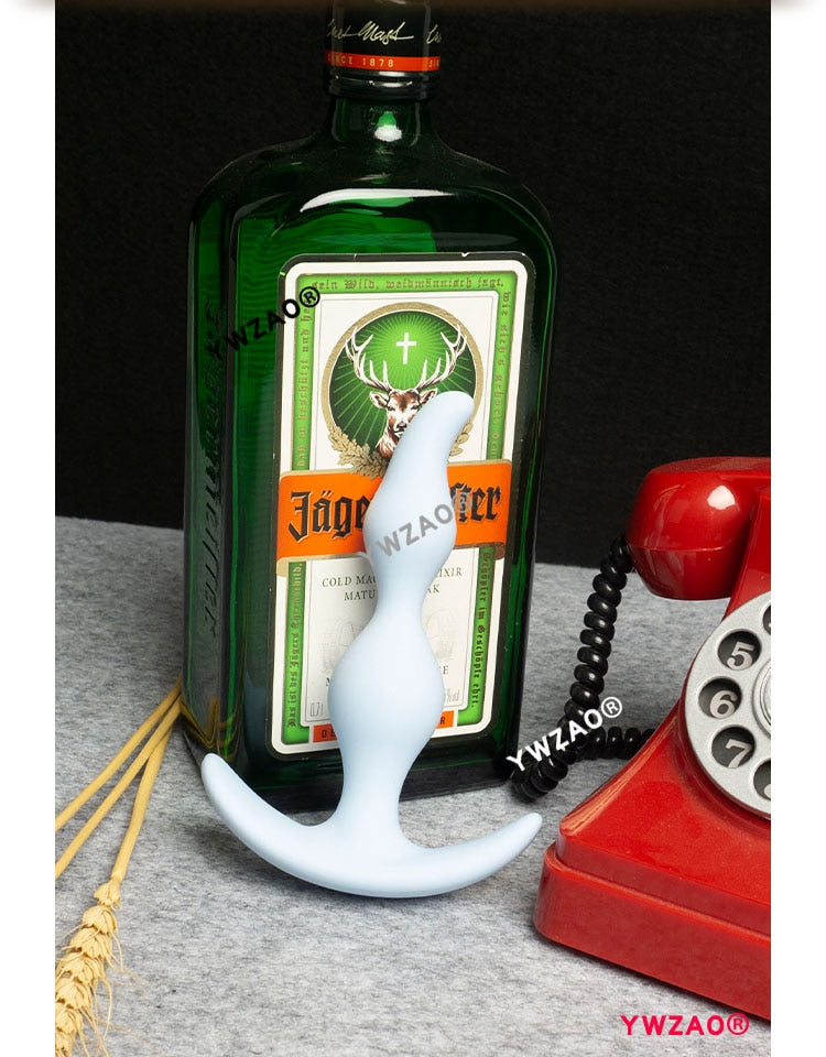 YWZAO Ass Women Sex Toys Men Intimate Silicone Erotic Bdsm Goods Big Butt Prostate Massager for Adults 18 Anal Plug G05