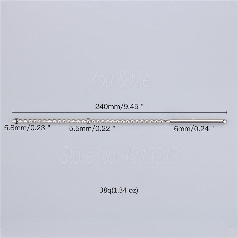 NEW Beaded Urethral Dilator Penis Plug Insert Sounding Rods Stainless Steel Stretching Catheters Male Chastity Sex Toys for Men