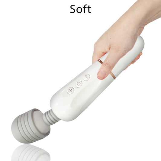 Powerful AV Magic Wand Body Massager USB Charge G Spot Vibrators for Women.Adult Vibrator Sex Toys for Woman.Female Sex Products