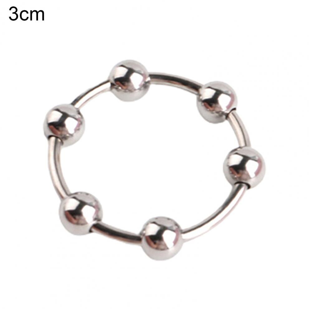 Stainless Cock Ring Sex Increase Orgasms Easy To Use Safe Delay Ejaculation Lock Ring for Men Foreskin Corrector Rings