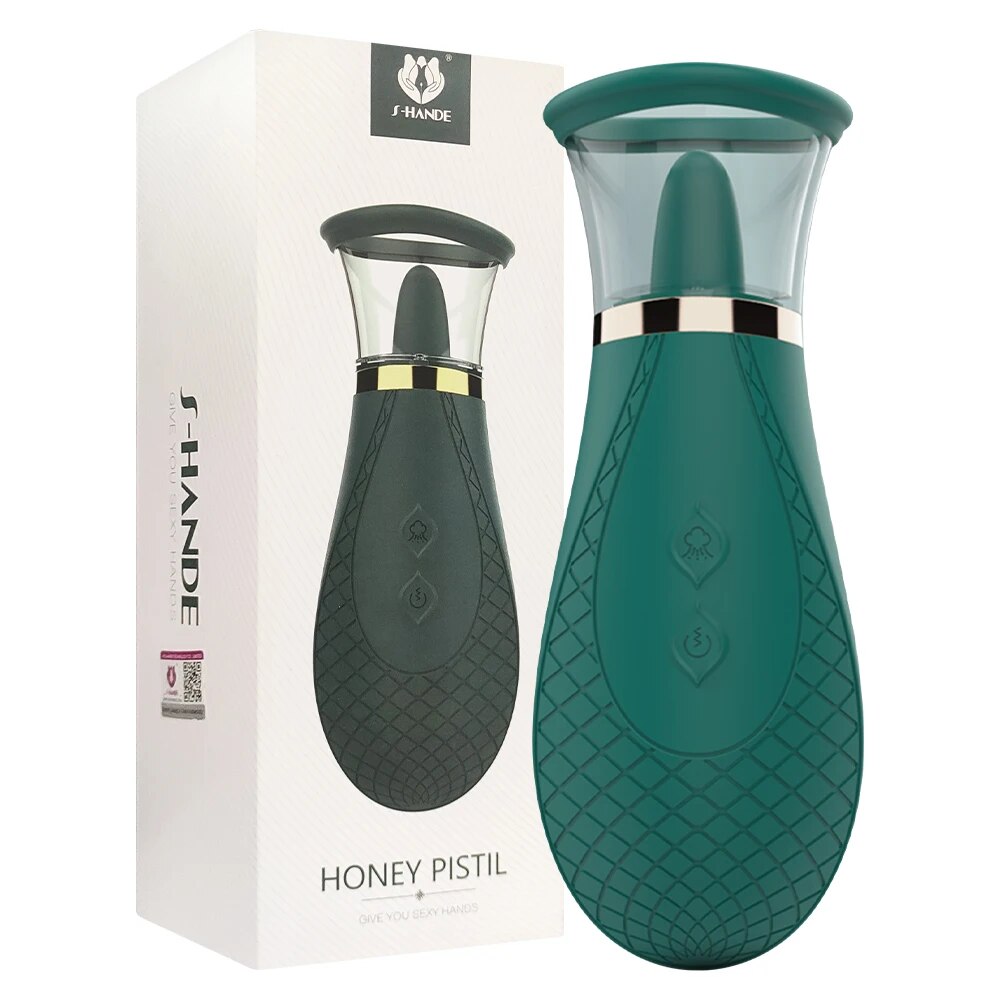 Vacuum Tongue Licking Sucking Vibrator for Women G Spot Clitoris Stimulation Massager Female Masturbator Sex Toys for Adults 18