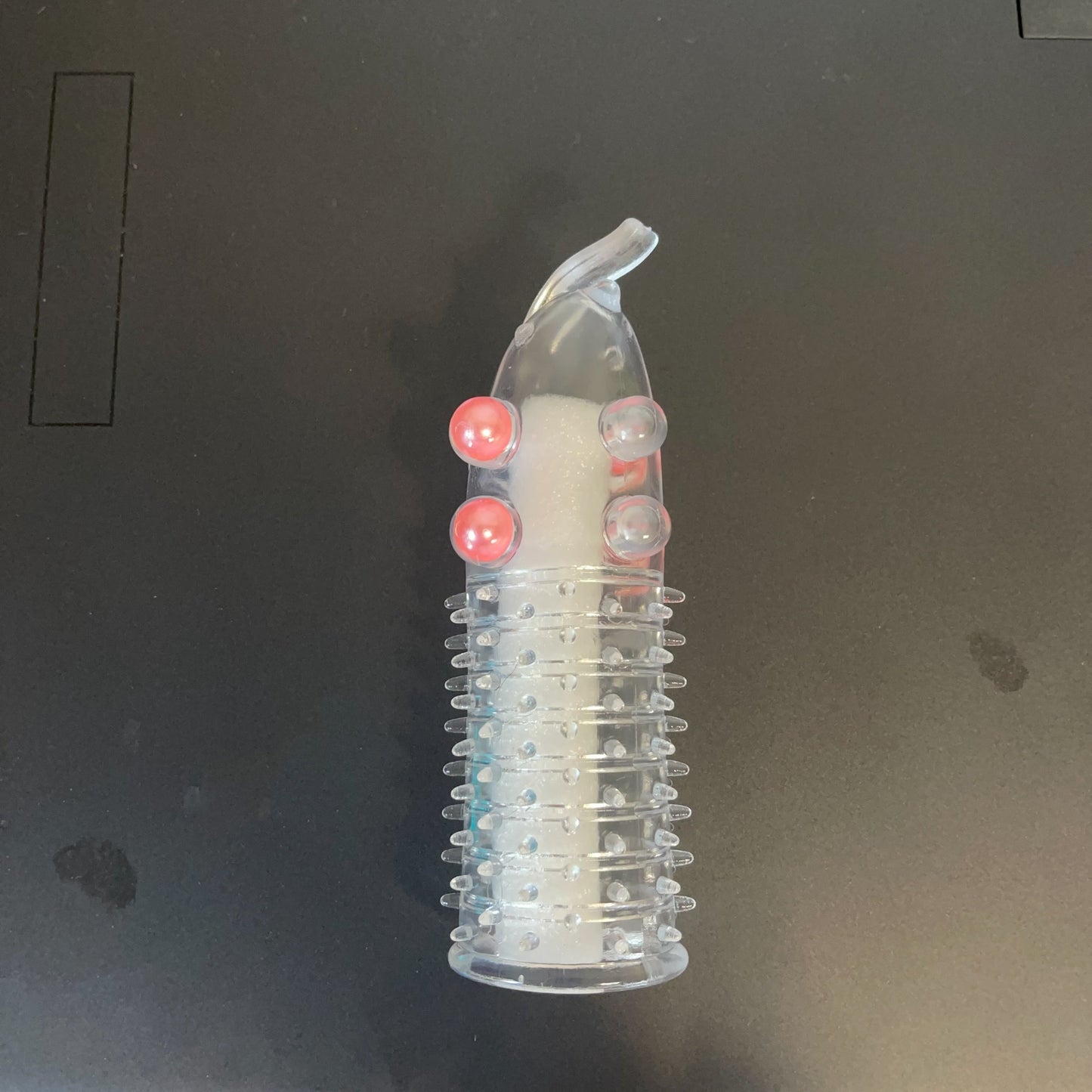 Men's Wolf Teeth Penis Sleeve With Bead. Accessory For Longer Stronger Erection Ejaculation Delay Pleasure Enhancing. Transparent Elephant Nose Cock Condom For Men Couples