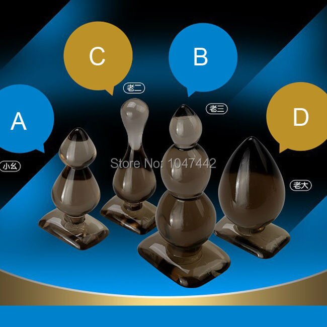 Stimulating Anal Butt Plug Great Jelly Anal Toys Sex Toys for Men and Women.buttplug Adult Product
