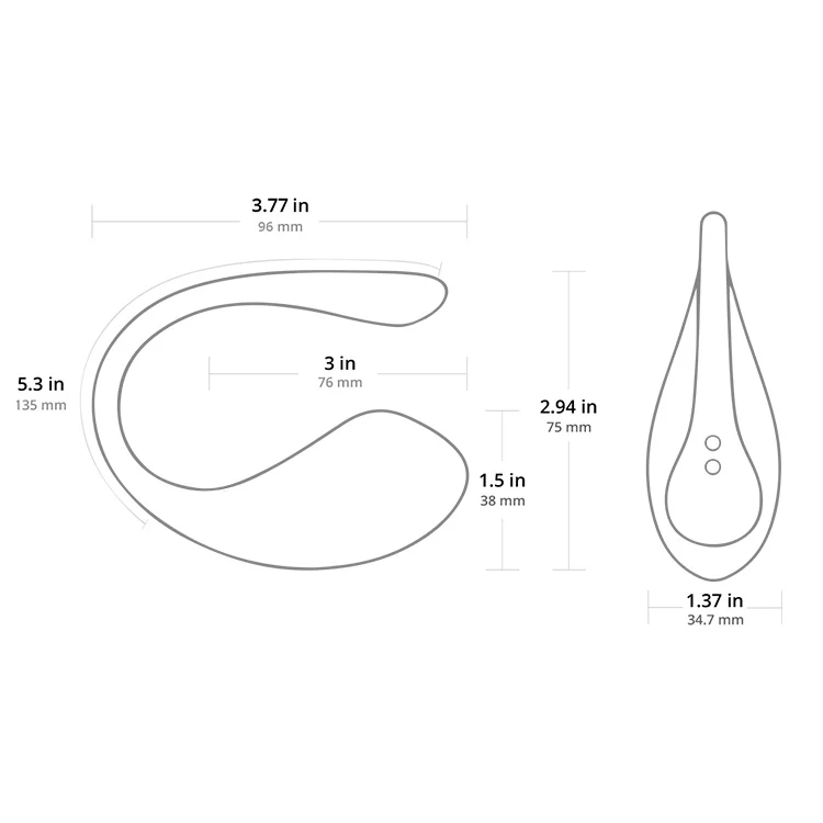 Lovense Lush 3 App Bluetooth remote control G-spot vibrator