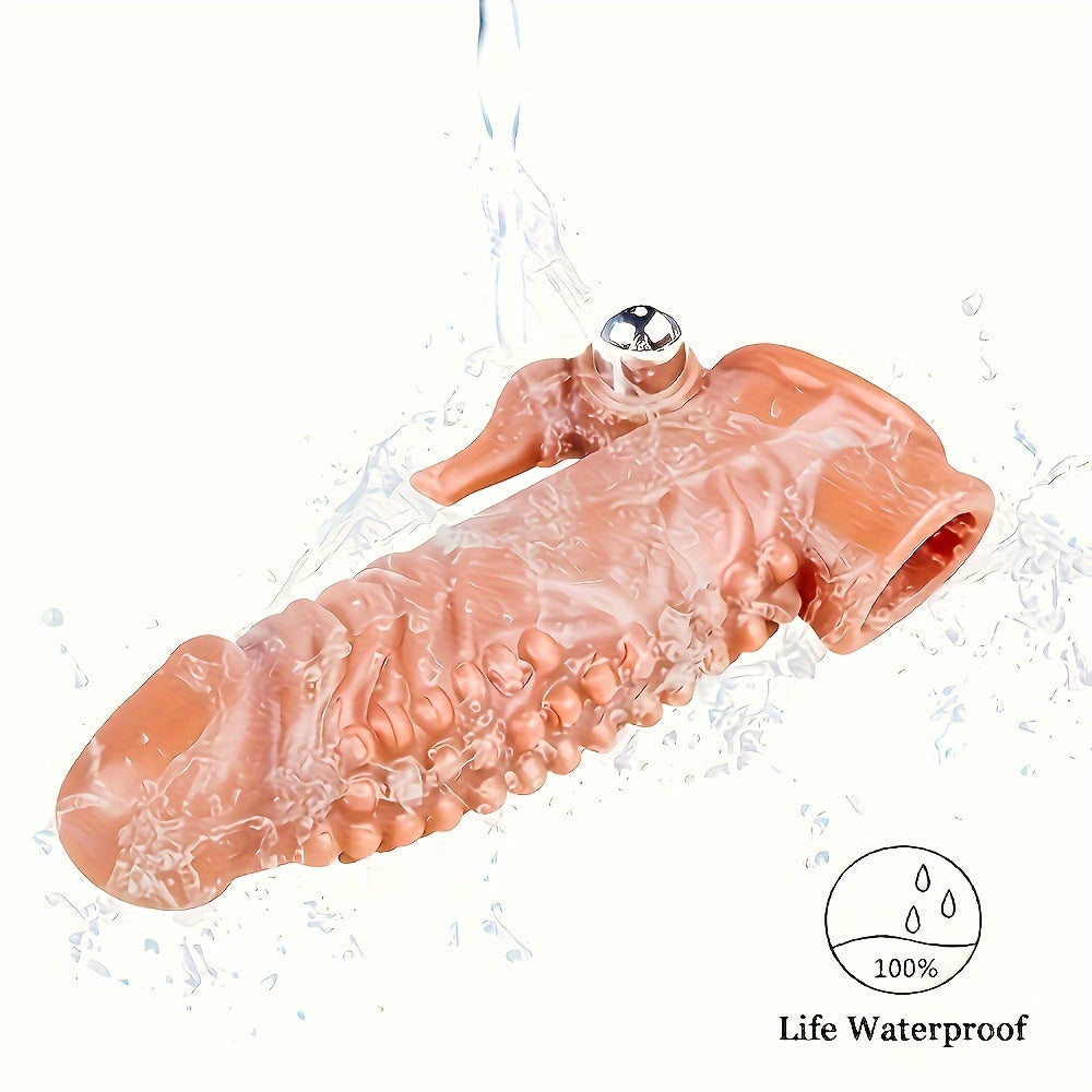 Men's Adult Sex Toy Penis Cover Sleeve Penis Extender Reusable Delay Ejaculation Add More Fun And Excitement For Men Women Couples