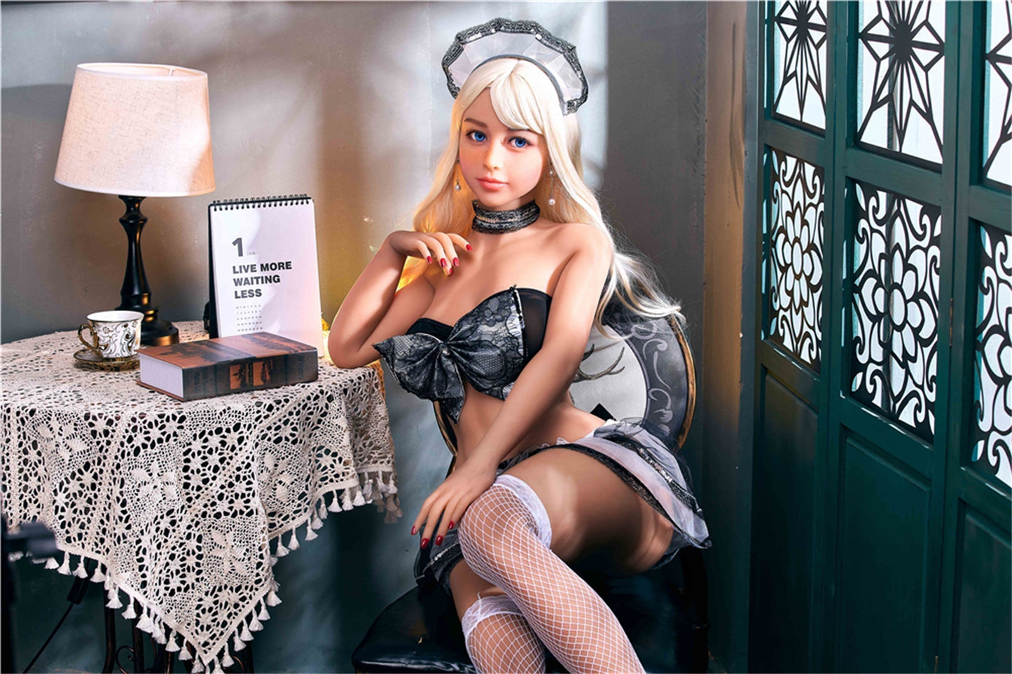 TH Stock - Irontechdoll Margaret 154cm Full TPE Blonde Sex Doll NO.1051
