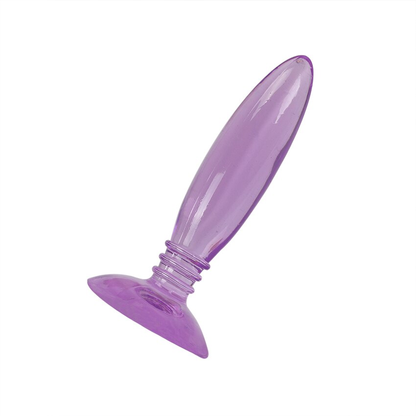 1PC Sucker Anal Plug Jelly Toys Real Skin Feeling Adult Sex Toys Adult Products Anal Plug Beads Sex Toys for Couple