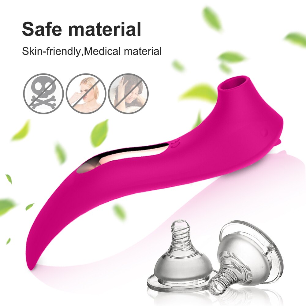 2มอเตอร์ Clit Sucker Vibrator หัวนม Clitoris ที่มีประสิทธิภาพ Stimulator G-Spot Massager Dildo หญิงเซ็กซ์ทอยสินค้าผู้หญิงผู้ใหญ่