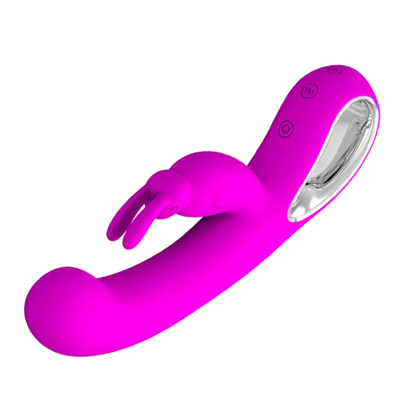 2 in1 G Spot Rabbit Vibrator Dildo Female Sex Toys For Women Vibrators Nipple Clitoris For Adult Massager Masturbators Products