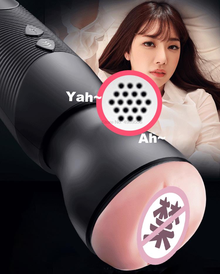 Telescopic หมุน Oral Sex เทรนเนอร์ Man Masturbation ถ้วยอมควยเซ็กซ์ทอยผู้ใหญ่สินค้าผู้ชายอัตโนมัติ Masturbator ชาย