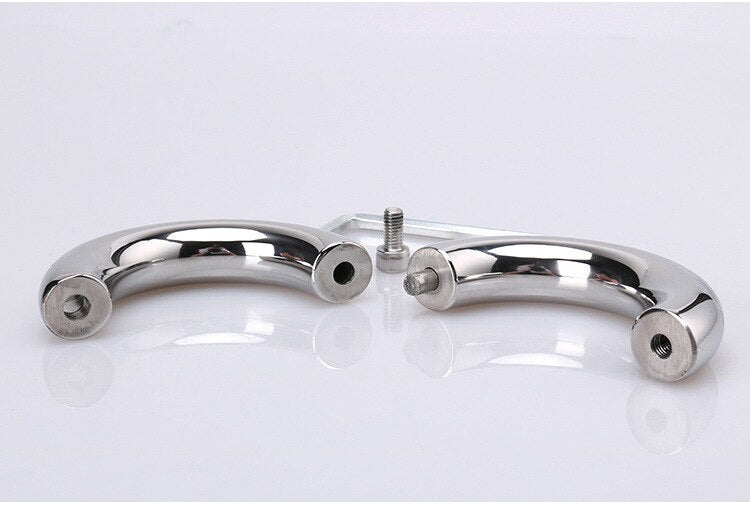 28-50mm Stainless Steel Penis Ring Scrotum Pendant Ball Stretcher Penis Enhancer Restraint Metal Cock Ring Sex Aid Toys for Men