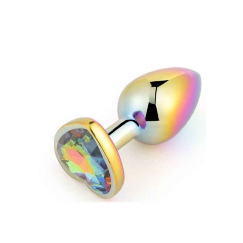 3 Pcs/Set Metal Anal Plug Sex Toys for Women Adult Sex Products Butt Plug Colorful Steel Anal Plug Sex Toys Anal Dildo Anus Toys