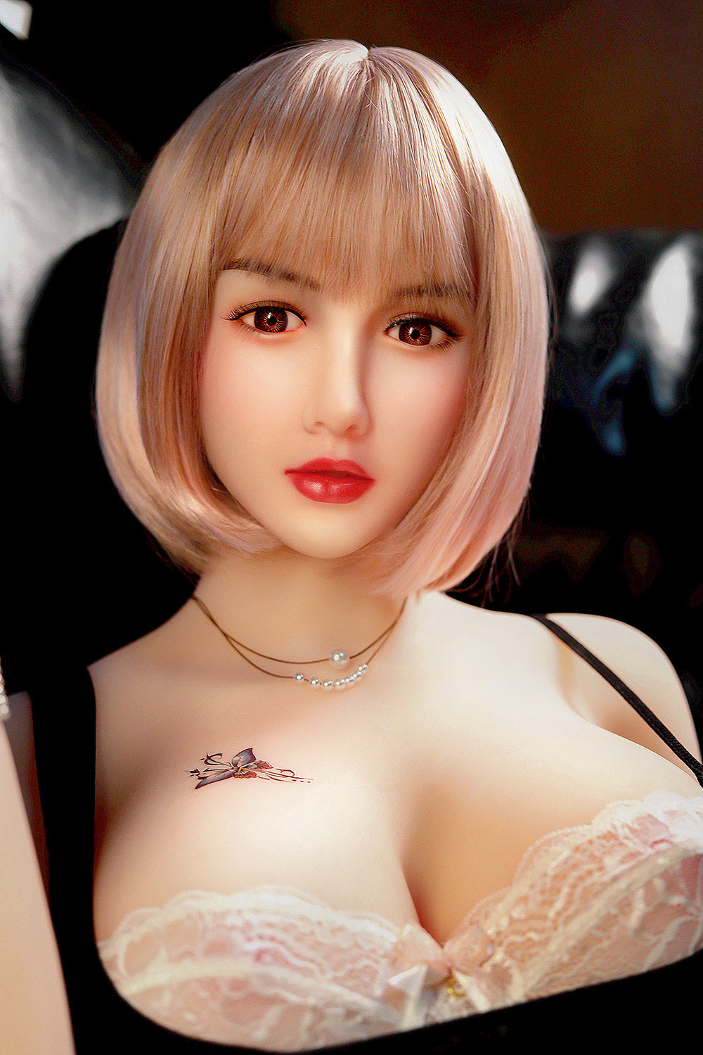 Thailand/Chiang Mai Stock Margery 165cm Head TPE Big Boob Realistic Tattoo Sex Doll NO.1035