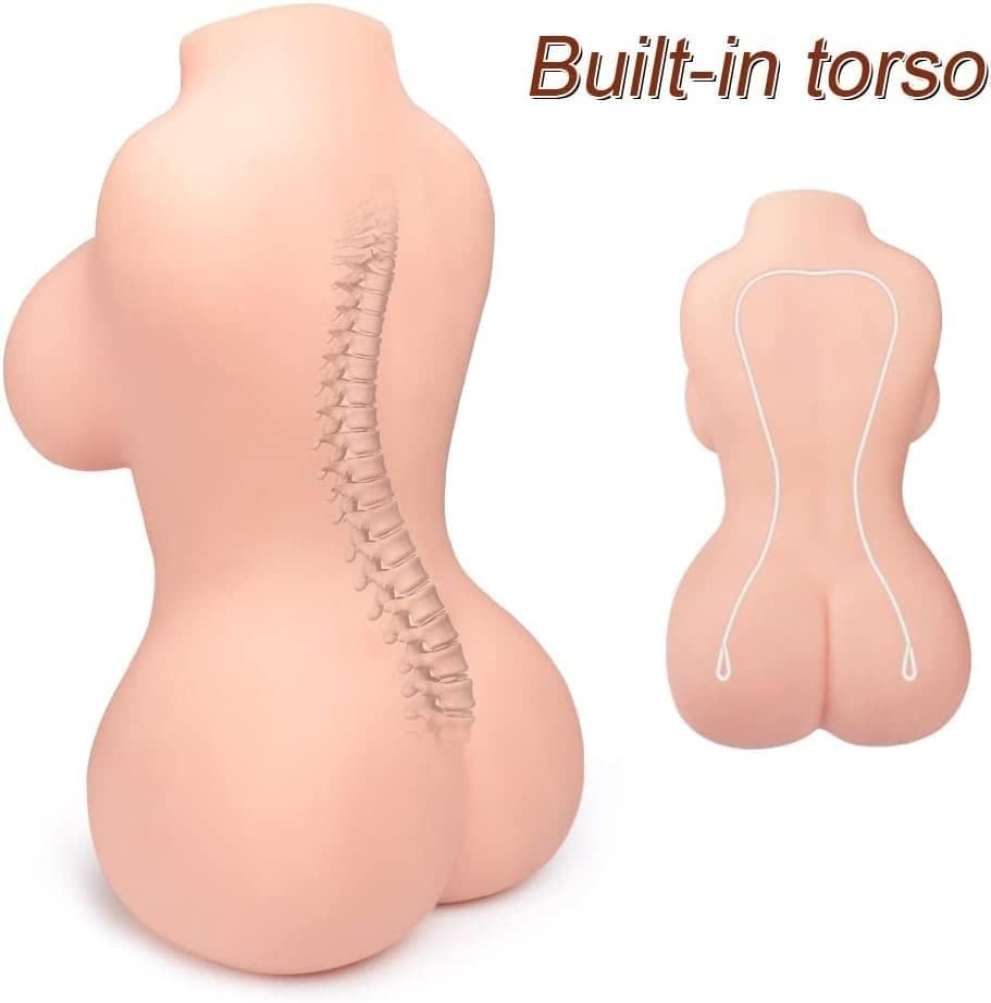 5.1lbs Sex Doll Male Masturbator Adult Toy for Men Masturbation. 3D Realistic Textured Vagina and Anal Dual Channels