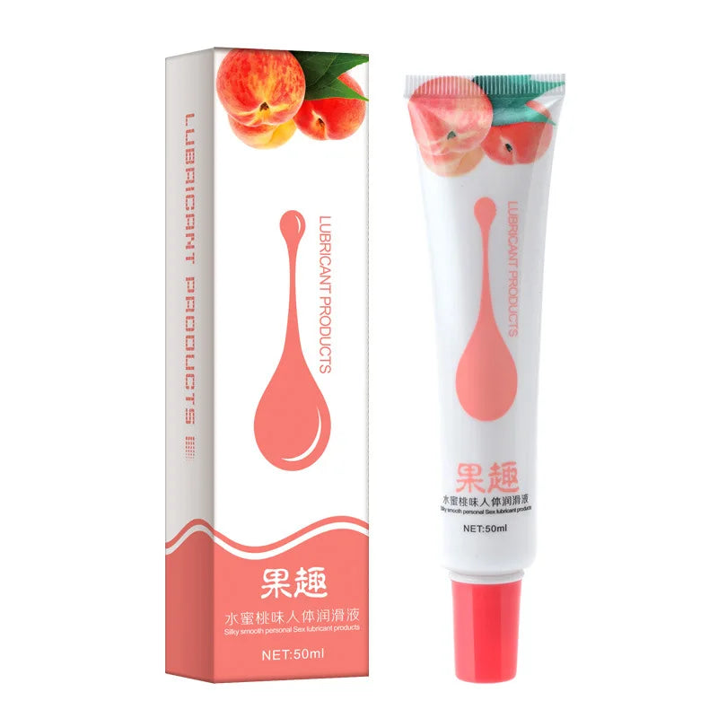 50ML Fruity Sex Lubricant Sex Tooys for Men Anal Sex Lubricating Oil Pure Natural Oral Sexual Lube Adult Toys Female Sexshop