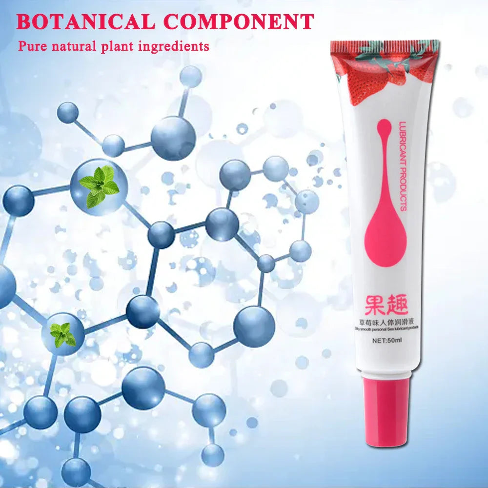 50ML Fruity Sex Lubricant Sex Tooys for Men Anal Sex Lubricating Oil Pure Natural Oral Sexual Lube Adult Toys Female Sexshop