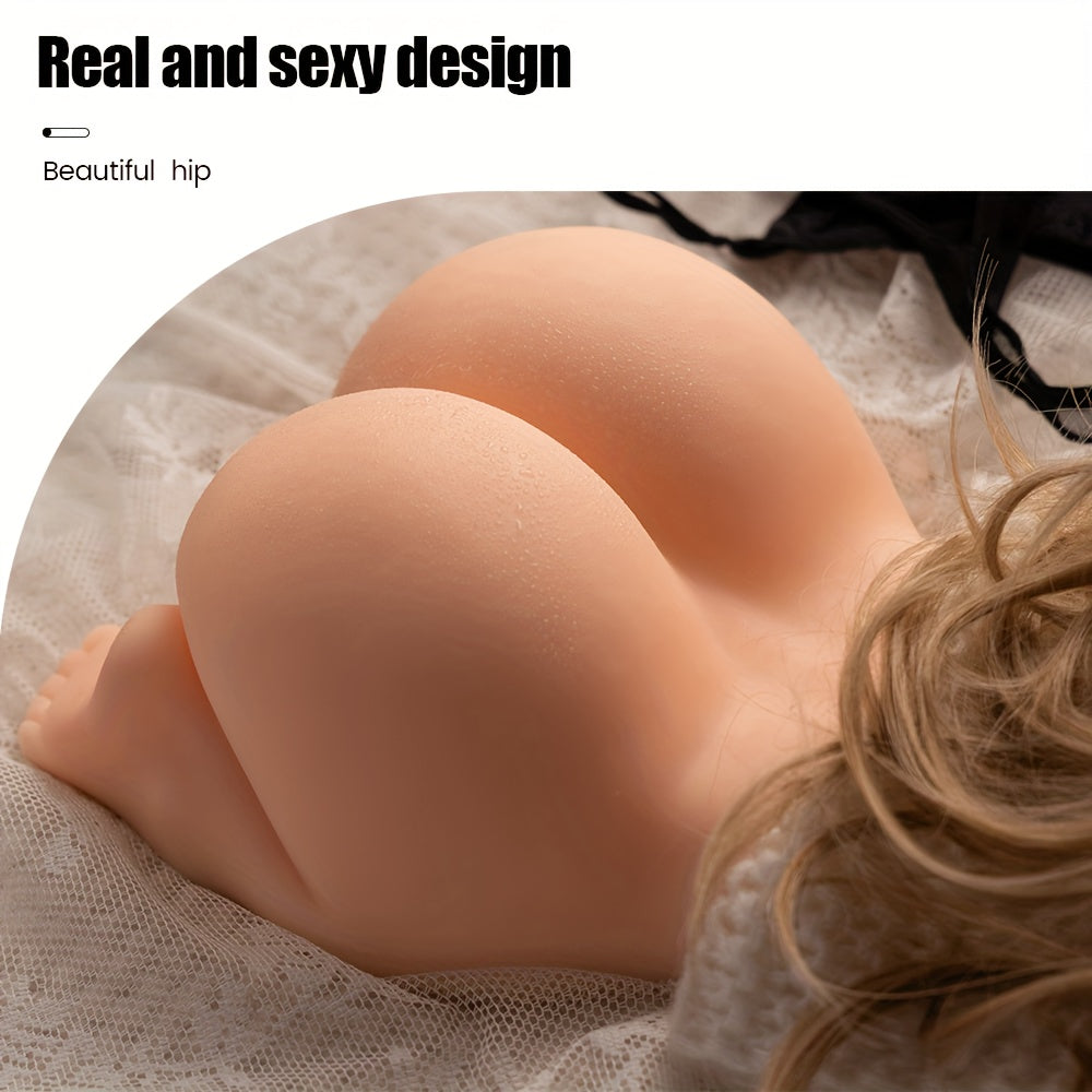 2KG Male Masturbator 3D Realistic Female Torso Big Ass Doll TPR Material With Tight Vagina And Anus For Male Pleasure Adult Male Sex Toys
