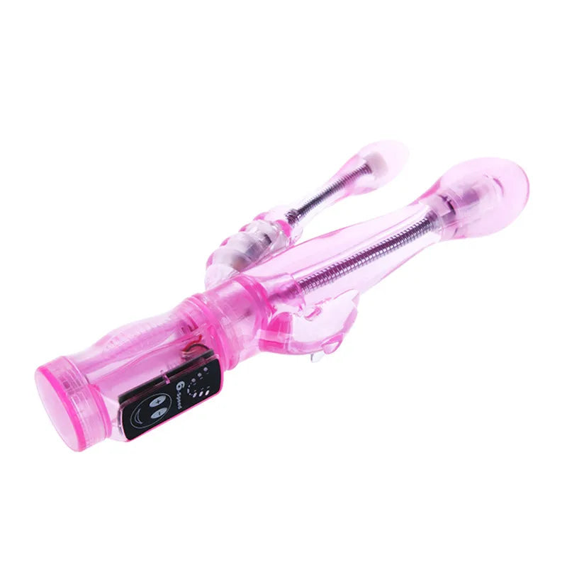 6 Speed Vibration Rabbit Vibrator. Double Vibe Waterproof G Spot Vibrators. Very Soft Materials Sex Toys. Sex Products