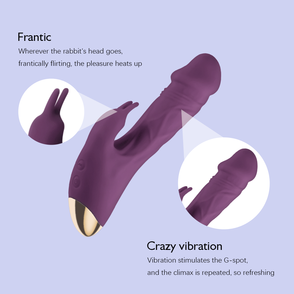 7 Speed Vibrator ช่องคลอดหญิง Ejaculation นวด G -Spot Vibrator Clitoris กำจัดกระตุ้นผู้หญิงสำเร็จความใคร่ของเล่น