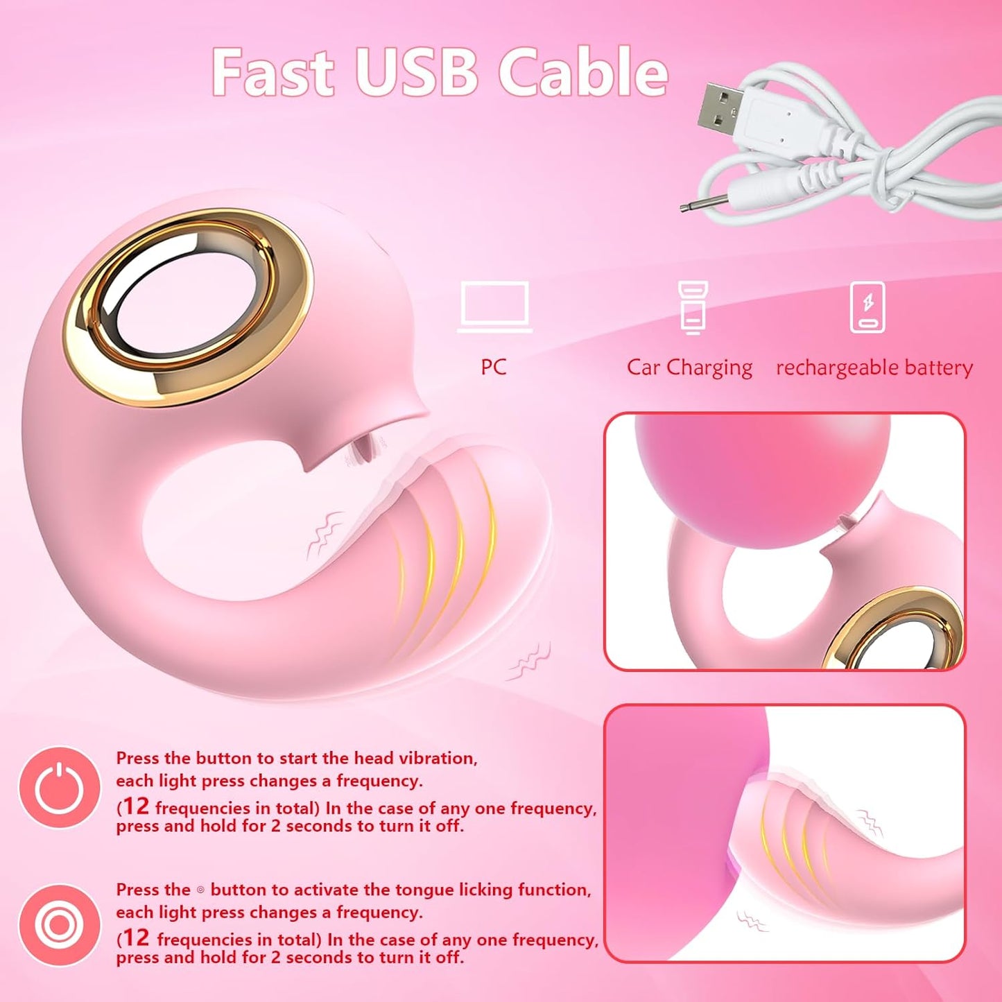 Bluetooth Rabbit Vibratiers for Couples. Wearable Vibrator. Waterproof. USB Quick Cable. Quiet. Gift for Her. SSD0306BT.498