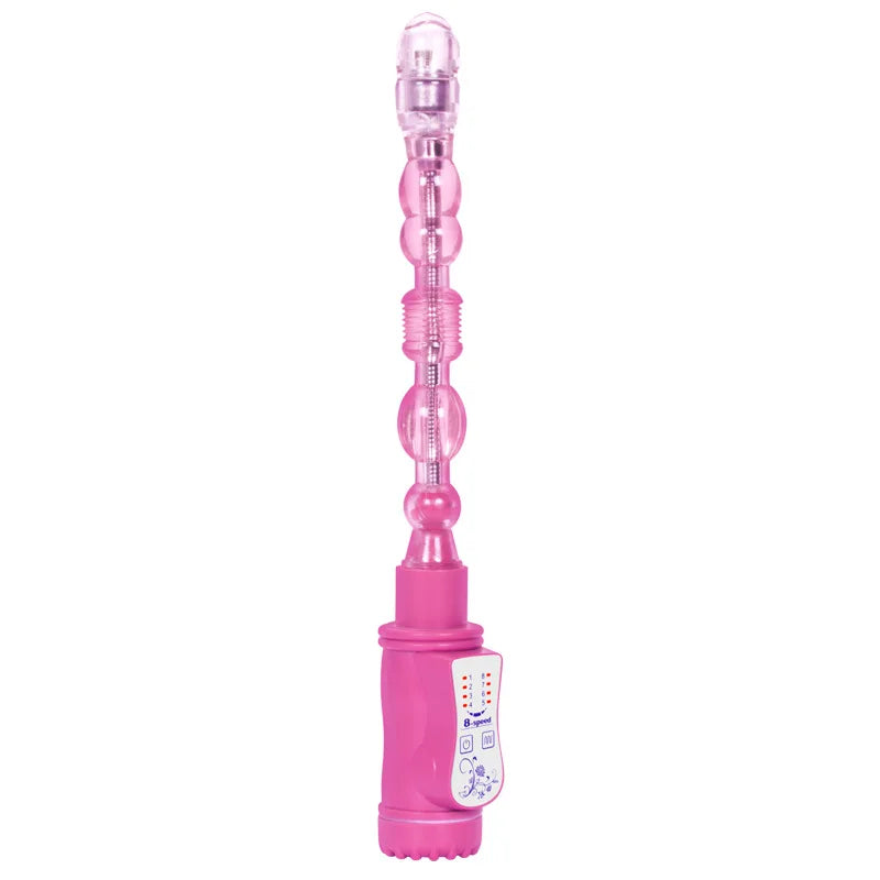 Adjustable Beaded Anal Vibrator Sex Toy For Women Tease Toys Fun Female Adult Sex Products Masturbation Sex G spot Stick Plug
