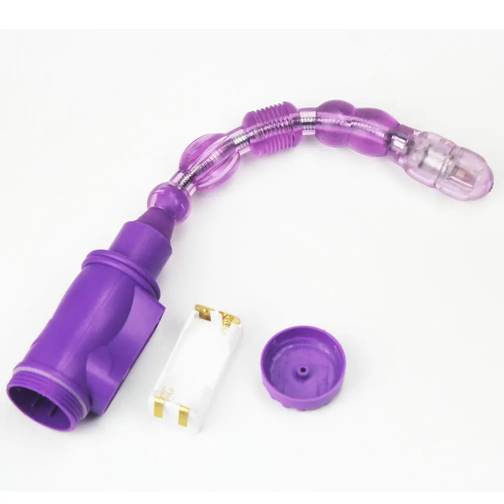 Adjustable Beaded Anal Vibrator Sex Toy For Women Tease Toys Fun Female Adult Sex Products Masturbation Sex G spot Stick Plug