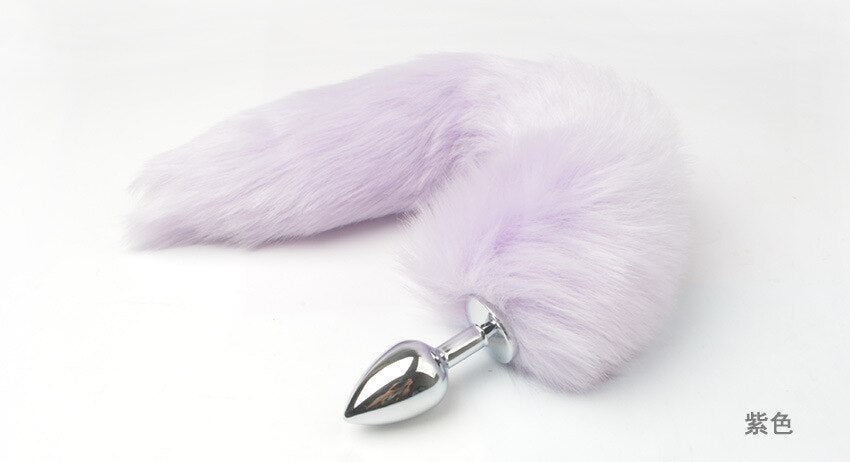 Adult Anal Sex Products Butt Plug Anal Anal Toys for Woman Stainless Steel Toys Shop Exotic Accessories Butt Plug Tail Fox