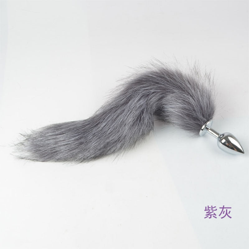 Adult Anal Sex Products Butt Plug Anal Anal Toys for Woman Stainless Steel Toys Shop Exotic Accessories Butt Plug Tail Fox