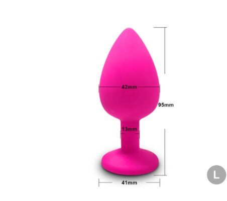 Anal Plug Butt Sex Toys for Women Men Soft Silicone Prostate Massager Mini Erotic Bullet Vibrator Anal Toys for Adults 18