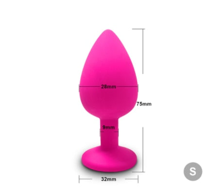 Anal Plug Butt Sex Toys for Women Men Soft Silicone Prostate Massager Mini Erotic Bullet Vibrator Anal Toys for Adults 18