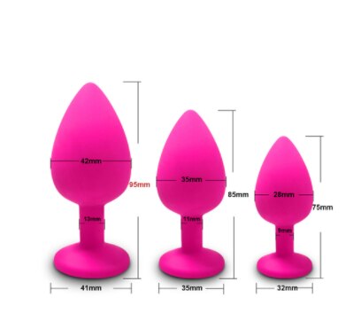 Anal Plug Butt Sex Toys for Women Men Soft Silicone Prostate Massager Mini Erotic Bullet Vibrator Anal Toys for Adults 18
