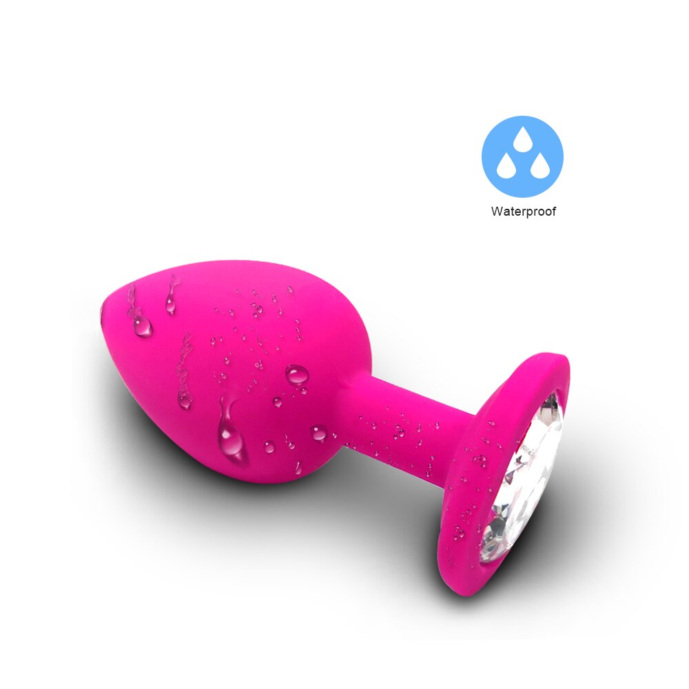 Anal Plug Butt Sex Toys for Women Men Soft Silicone Prostate Massager Mini Erotic Bullet Vibrator Anal Toys for Adults 18