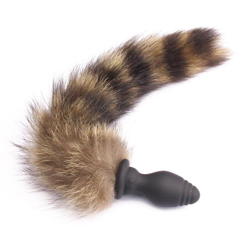 Anal Plug Fox Tail for Adults Cosplay Remote Control Butt Plug Sex Toys Erotic Games for Couples