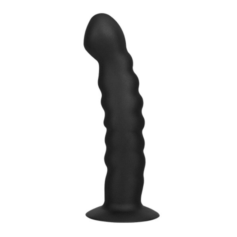 Anal Plug Prostate Massager Sex Products Vaginal Stimulator with Strong Sucker Silicone Bead Dildo Sex Toys for Man and Woman