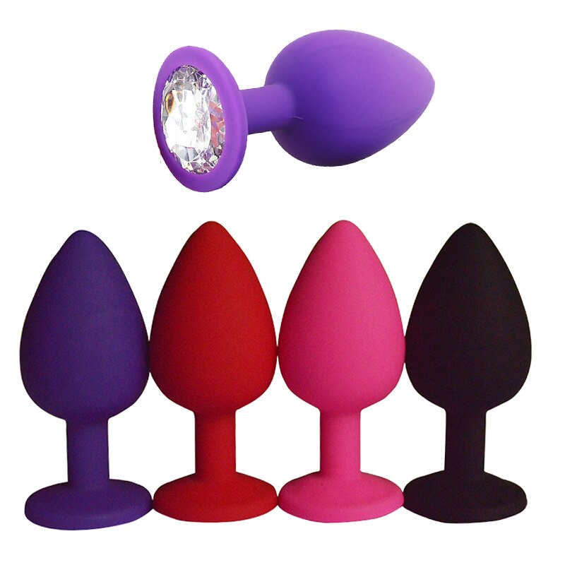 Anal Plug Sex Toys Silicone Butt Plug Dildo Vibrator Women/Men Anal Toys Intimate Goods Sex Toys for Women Gay Butt Plug
