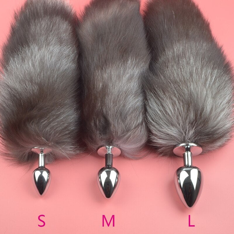 Anal Plug Anal Sex Toys Sex Toys Anal Bunny Sex Toys Stainless Steel Bunny Tail Hairy Anal Plug Tail Anal Toy