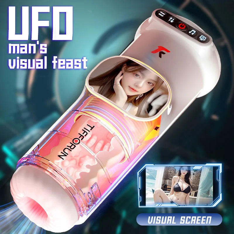 Auto Male Masturbator Cup Automatic Telescopic Thrusting Real Vagina Vibrating Masturbation Cup Blowjob Heating Sex Toy for Men