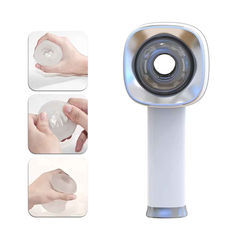 Automatic Men Masturbator Cup Vagina Masturbation Vibrator Adult Blowjob Pussy Stimulator Sex Toys for Male Intimate Goods