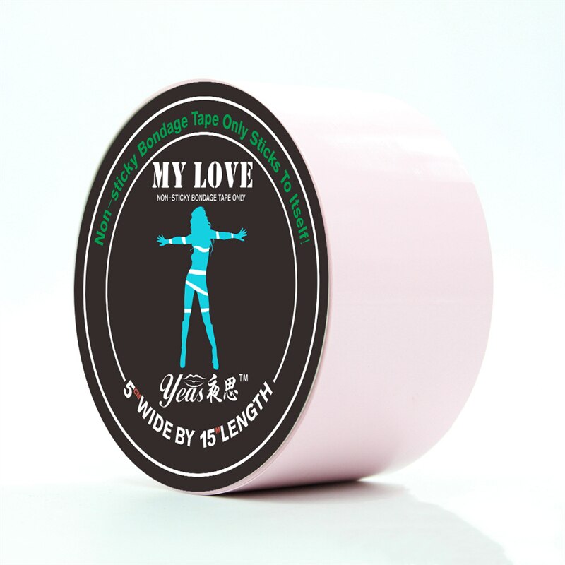 BDSM Fetish Rope Bondage Tape Slave Sex Toys Provocative Alternative Tied Self-adhesive Tape Blindfolds Role Play Harness Body