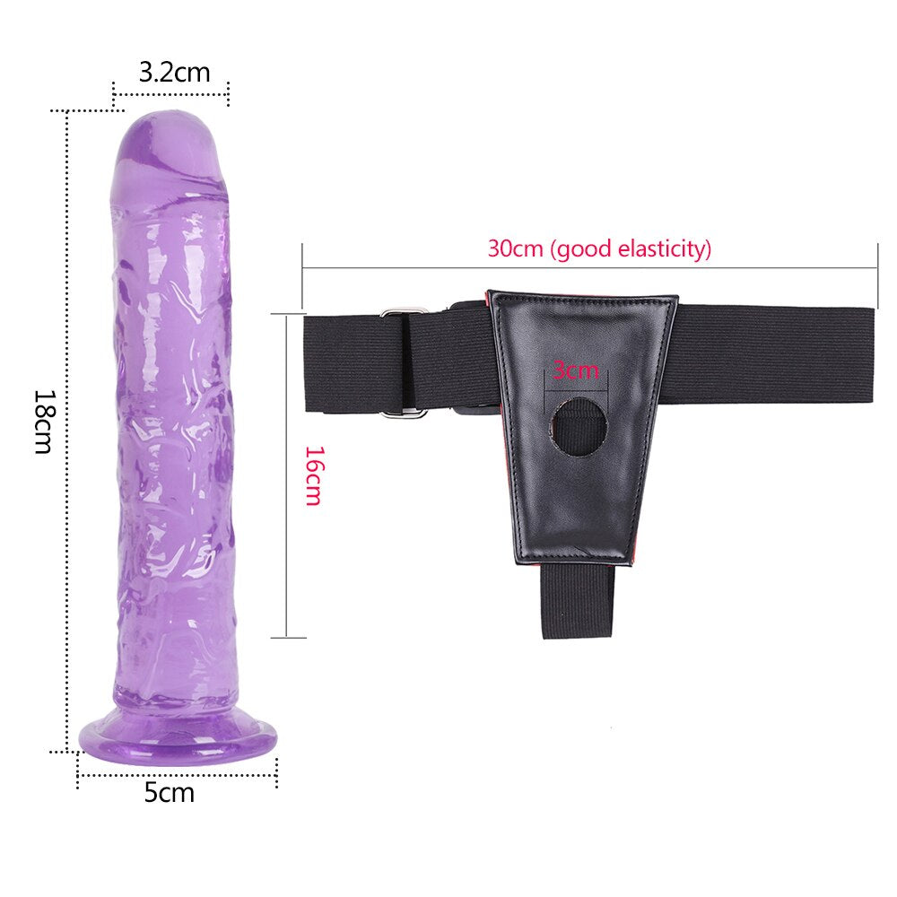 Bondage Dildos Wearable Strapon Dildo Panties for Lesbian Women Underwear Strap on Dildos Realistic Penis Pants Adult Games