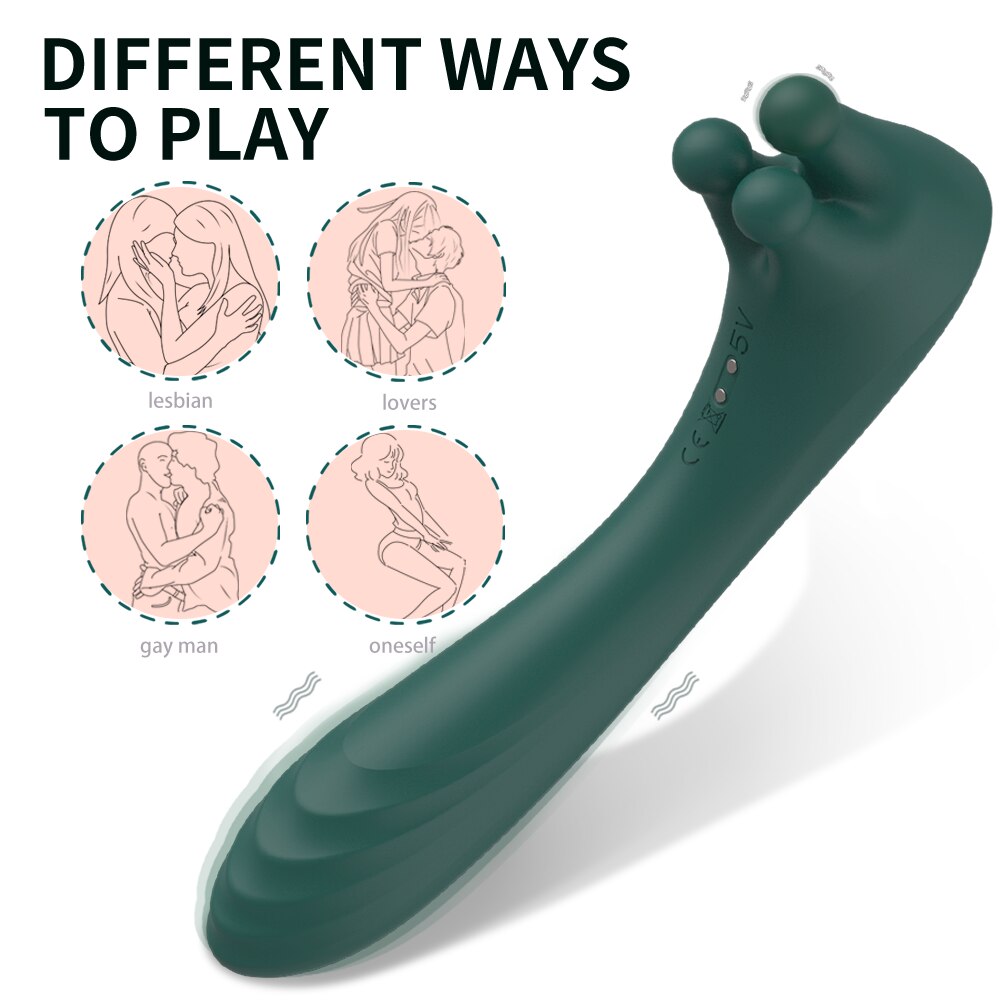 Claw Shape Kneading nipple G Spot vibrator สำหรับกันน้ำสำหรับผู้หญิง Tease AV Magic Wand breast clitoris นวด masturbator เซ็กซ์ทอย