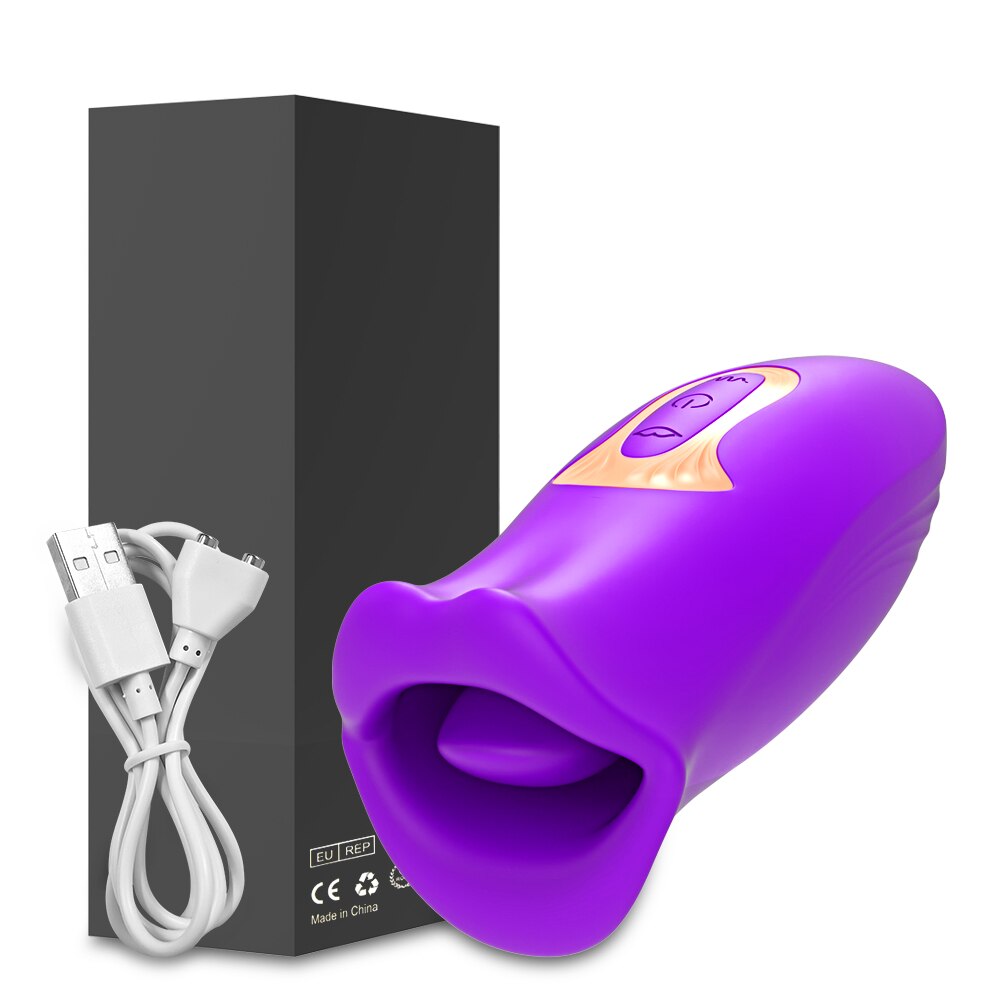 Clit ลิ้นเลีย Vibrator หญิงเซ็กซ์ทอยสำหรับผู้หญิงปากกัด Oral Clitoris Stimulator ดูดหัวนมการสำเร็จความใคร่อุปกรณ์ช่วยตัวเองสำหรับผู้หญิง