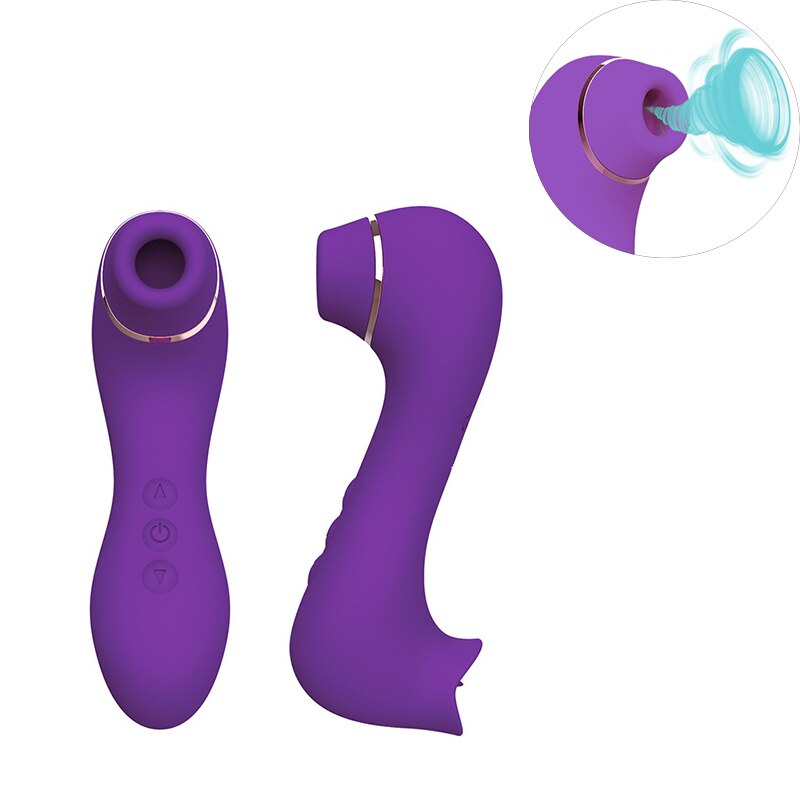Clitoris Sucker Sex Sucking Toys Vibrator Powerful Clitoris Blowjob Tongue Stimulator Nipple Vagina Pussy Pump Sex Toys for Wome