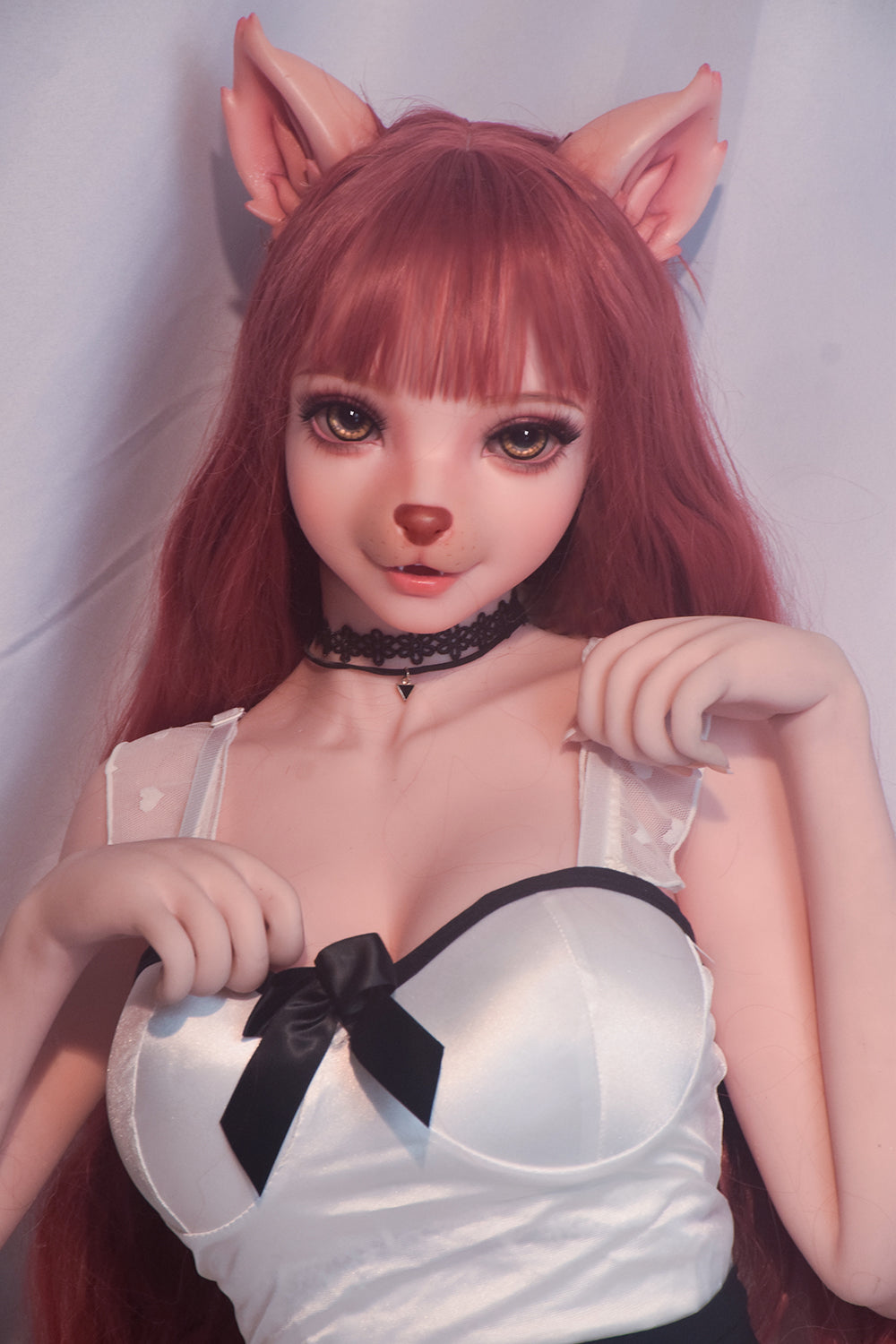 Neko 150cm Full Silicone Furry Cat Hentai Sex Doll With Small Boobs NO.1116