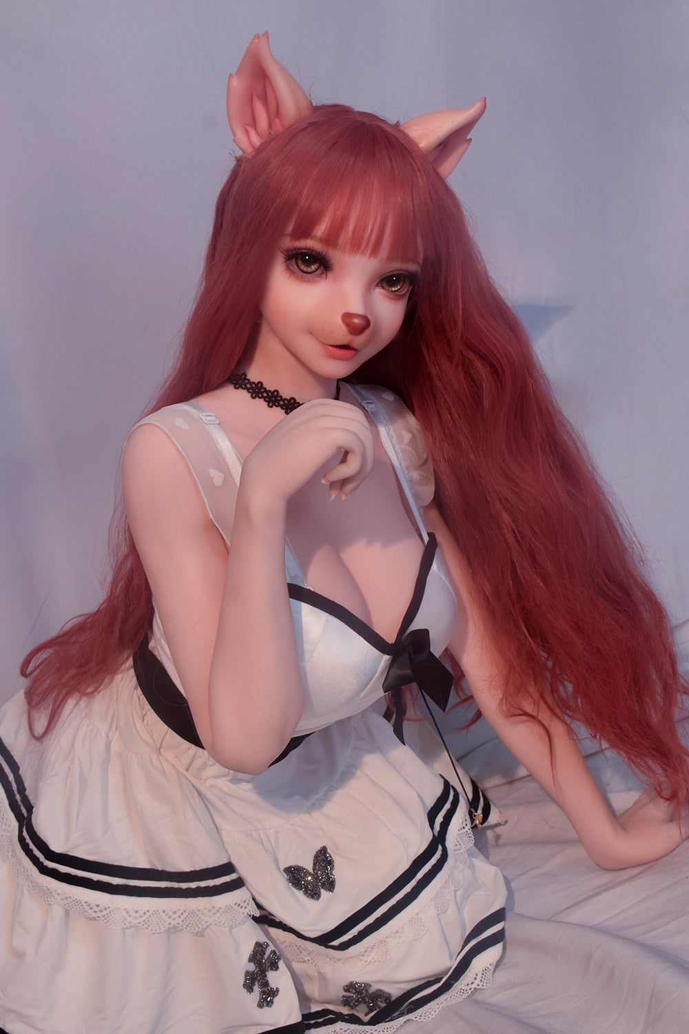 Neko 150cm Full Silicone Furry Cat Hentai Sex Doll With Small Boobs NO.1116