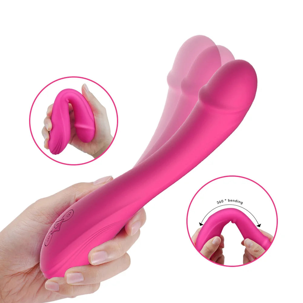 Dildo Vibrator สำหรับผู้หญิง Clit Stimulator ซิลิโคน G Spot ช่องคลอด Anal Vibrator หญิง Masturbator ผู้ใหญ่เซ็กซ์ทอยสำหรับผู้หญิง