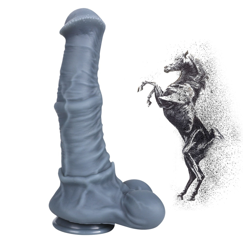 Dildo ม้าซิลิโคนยักษ์. สัตว์สมจริง. อวัยวะเพศชาย. การขยายทวารหนัก. ที่เสียบตูด. เซ็กซ์ทอย. ชายและหญิง masturbaters. ช่องคลอด18