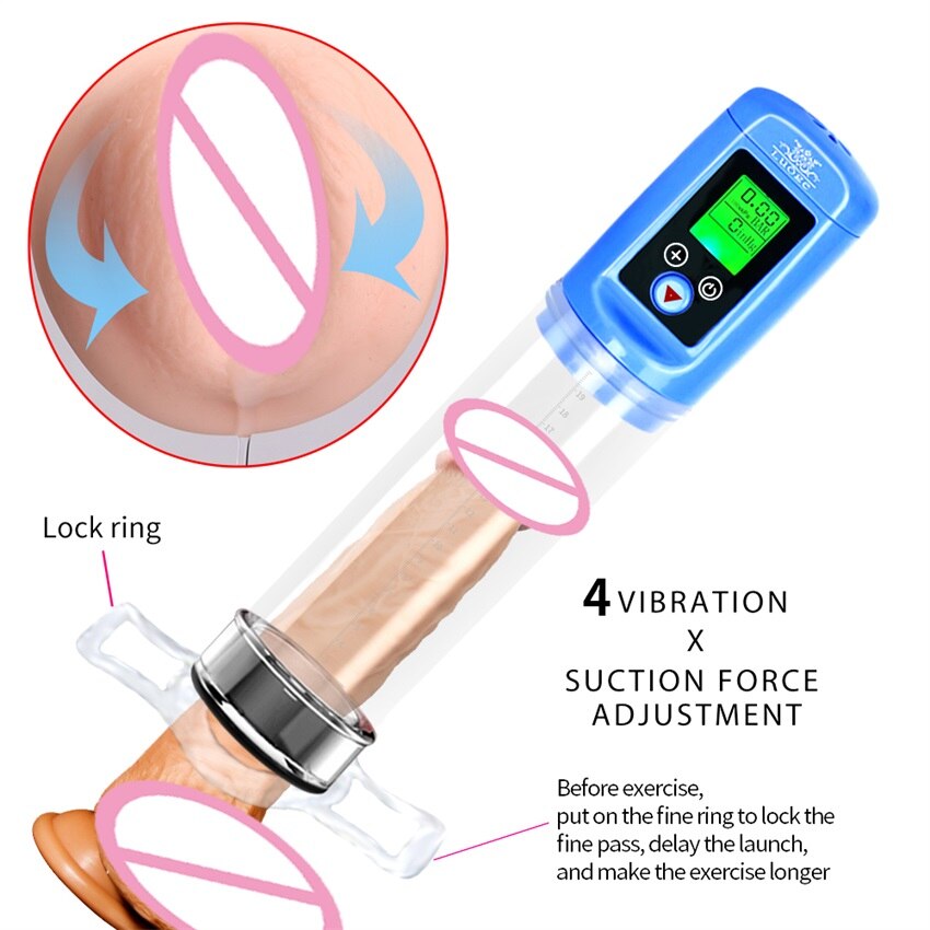 Electric Penis Pump Sex Toys for Men USB Charging Automatic Penis Extender Vacuum Pump Penile Enlarger Erection Male Masturbator